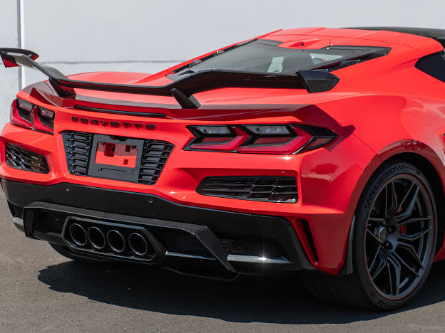 2023-UP CORVETTE C8 Z06 & E-RAY | LICENSE PLATE BACKING