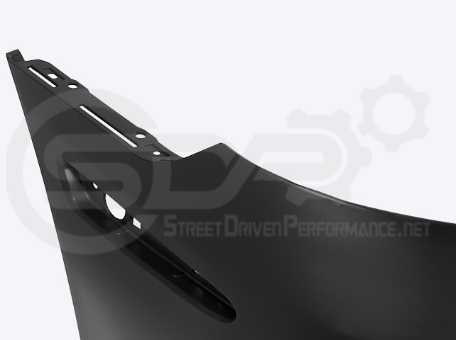 2005-2013 CHEVROLET CORVETTE C6 BASE | C6 ZR1 STYLE PRIMER BLACK FULL FRONT BUMPER CONVERSION KIT (Copy)