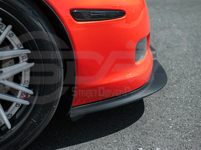 2005-2013 C6 Corvette - 427 /Grand Sport / Z06 / ZR1 | ZRA1 Style Front Splitter Lip Ground Effects (Carbon Fiber or Primer Black)