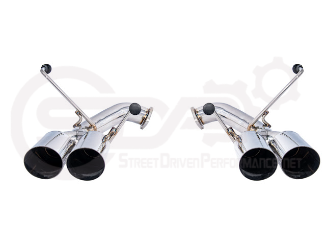 2022-PRESENT SUBARU WRX | MUFFLER DELETE BOSO AXLE BACK EXHAUST (CHROME OR BURNT BLUE TIPS)