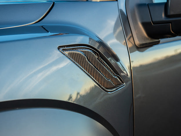 2017-2021 FORD F-150 RAPTOR | STREET SERIES PACKAGE CARBON FIBER SIDE FENDER VENTS REPLACEMENT