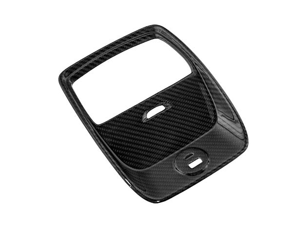 2021-Up Ford Mustang Mach-E |INTERIOR Carbon Fiber Rear AC Outlet Panel Cover