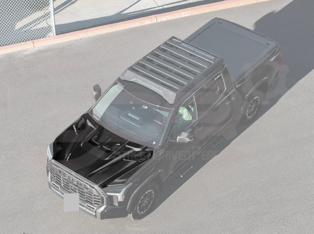 2022-UP TOYOTA TUNDRA | SDP CARBON FIBER FRONT VENTED HOOD WITH SIDE VENTS