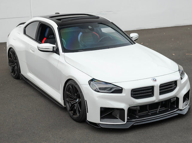 2023-Up BMW G87 M2 | M-Performance Style Carbon Fiber Front Lower Center Grille Replacement