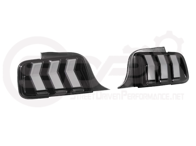 2005-2009 Ford Mustang S197 | S650 EURO Sequential Signal LED SMOKE Rear Taillights Pair