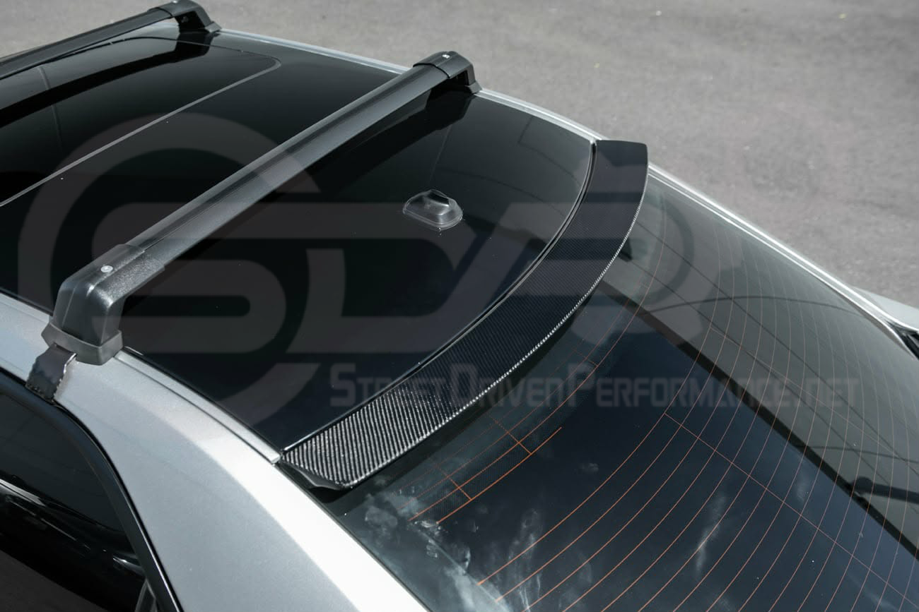 2003-2008 Cadillac CTS-V, V1 | SDP Performance Style CARBON FIBER Top Window Roof Spoiler Wing