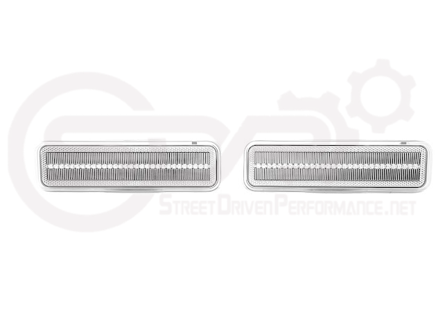 1972-1974 Dodge Charger | Front Side Marker Lens Amber Light LED Pair (Clear / Amber / Smoke)