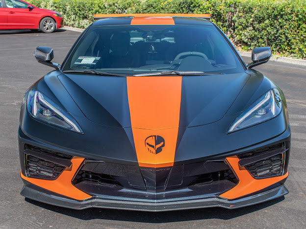 2020+ C8 Chevrolet Corvette Stingray & Z51 | "Z51 Style" 3-Piece Front Splitter / Lip Ground Effects