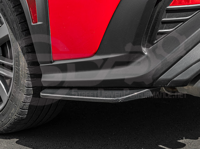 2022-UP SUBARU WRX | SDP PERFORMANCE PACKAGE REAR BUMPER APRON LIP SPLITTER GROUND EFFECTS