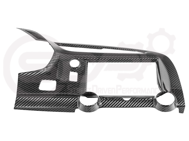 2014-2019 CHEVROLET CORVETTE C7 | FACTORY STYLE DRY CARBON FIBER CENTER INFOTAINMENT INSTRUMENT PANEL CLUSTER TRIM PLATE COVER OVERLAY