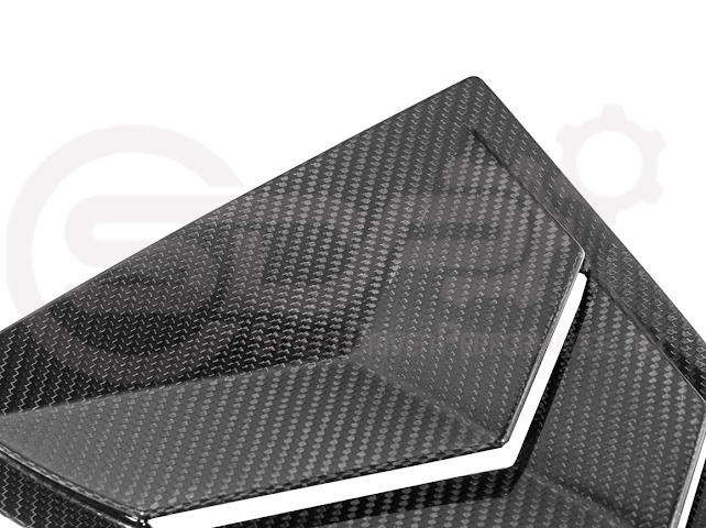 2020-Up Corvette C8 | SDP Performance Style Carbon Fiber Side Quarter Window Louver Sun Shade Cover