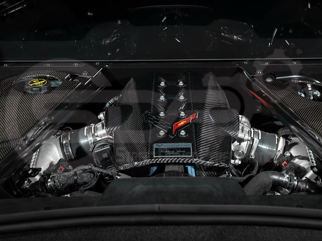 2025-Up Chevy Corvette C8 ZR1 | Dry Carbon Fiber Rear Engine Cover One-Piece