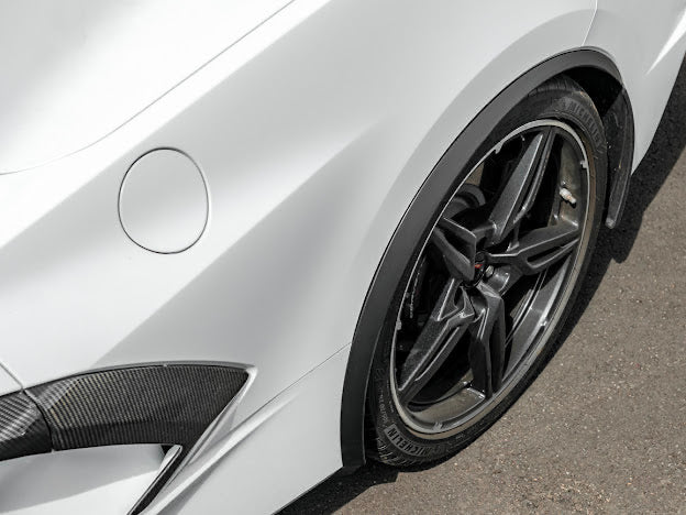 2020+ CHEVROLET CORVETTE C8 CARBON FIBER SIDE WHEEL FENDER PAIR