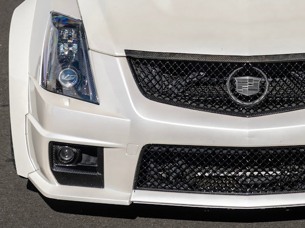 2009-2015 Cadillac CTS-V V2 - Carbon Fiber Fog Light Bezels / Covers