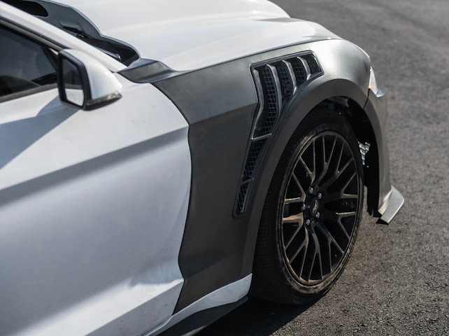 2018-2023 FORD MUSTANG | GT350 STYLE FRONT SIDE VENTED FENDERS