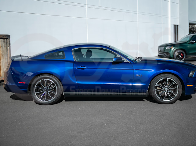 2010-2014 FORD S197 MUSTANG | GT500 STYLE SIDE SKIRTS EXTENSION PAIR ROCKER PANELS GROUND EFFECTS