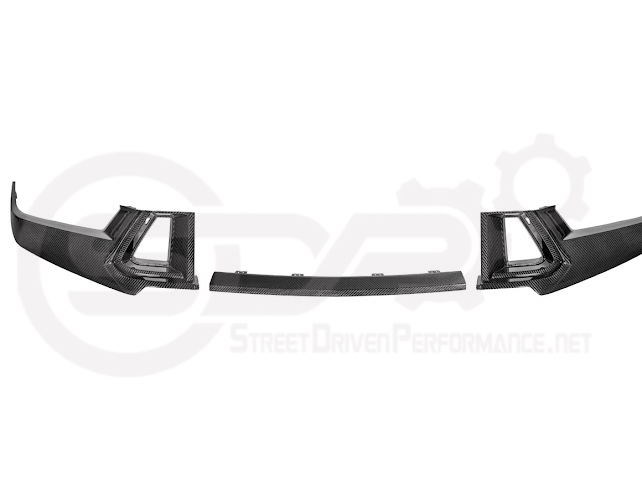 2024-Up Ford Mustang S650 Dark Horse | CARBON FIBER Front Upper Grille Insert Trim Pair