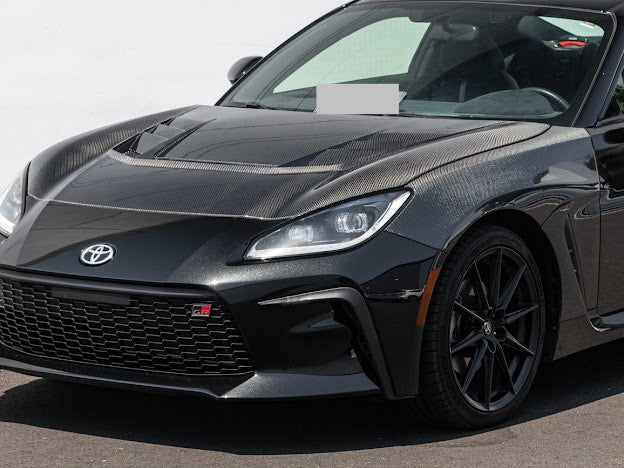 2022-Up Toyota GR86 & Subaru BRZ | VRS Style CARBON FIBER Front Vented Hood
