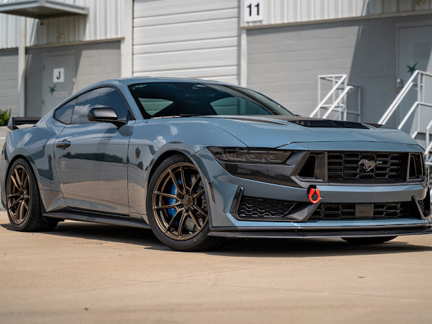 2024-Up Ford Mustang S650 Dark Horse | CARBON FIBER Front Lower Grille Insert Pair