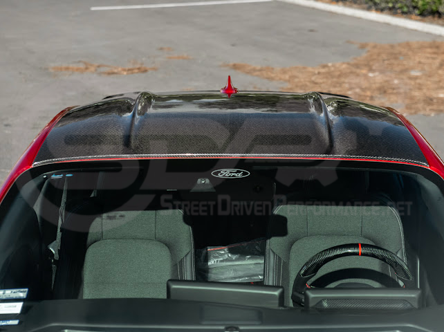 2015-Up Ford Mustang S550 & S650 Coupe | Factory Style Dry CARBON FIBER Tape-On Top Roof Panel Cover