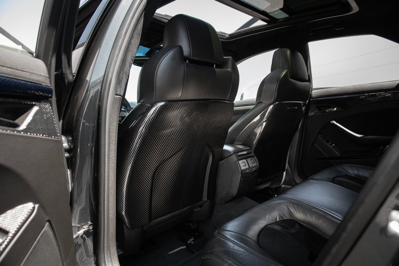 2009-2015 Cadillac CTS/CTS-V V2 CARBON FIBER SEAT BACK PANEL COVER REPLACEMENT PAIR