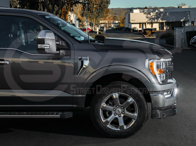 2021-Up Ford F-150 | SDP Performance CARBON FIBER 2Pcs Front Bumper Lip Splitter Ground Effects