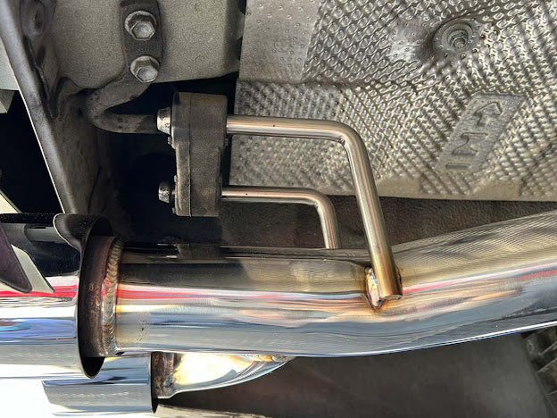 2018-2024 TOYOTA CAMRY |MUFFLER DELETE AXLE BACK EXHAUST WITH QUAD CHROME TIPS