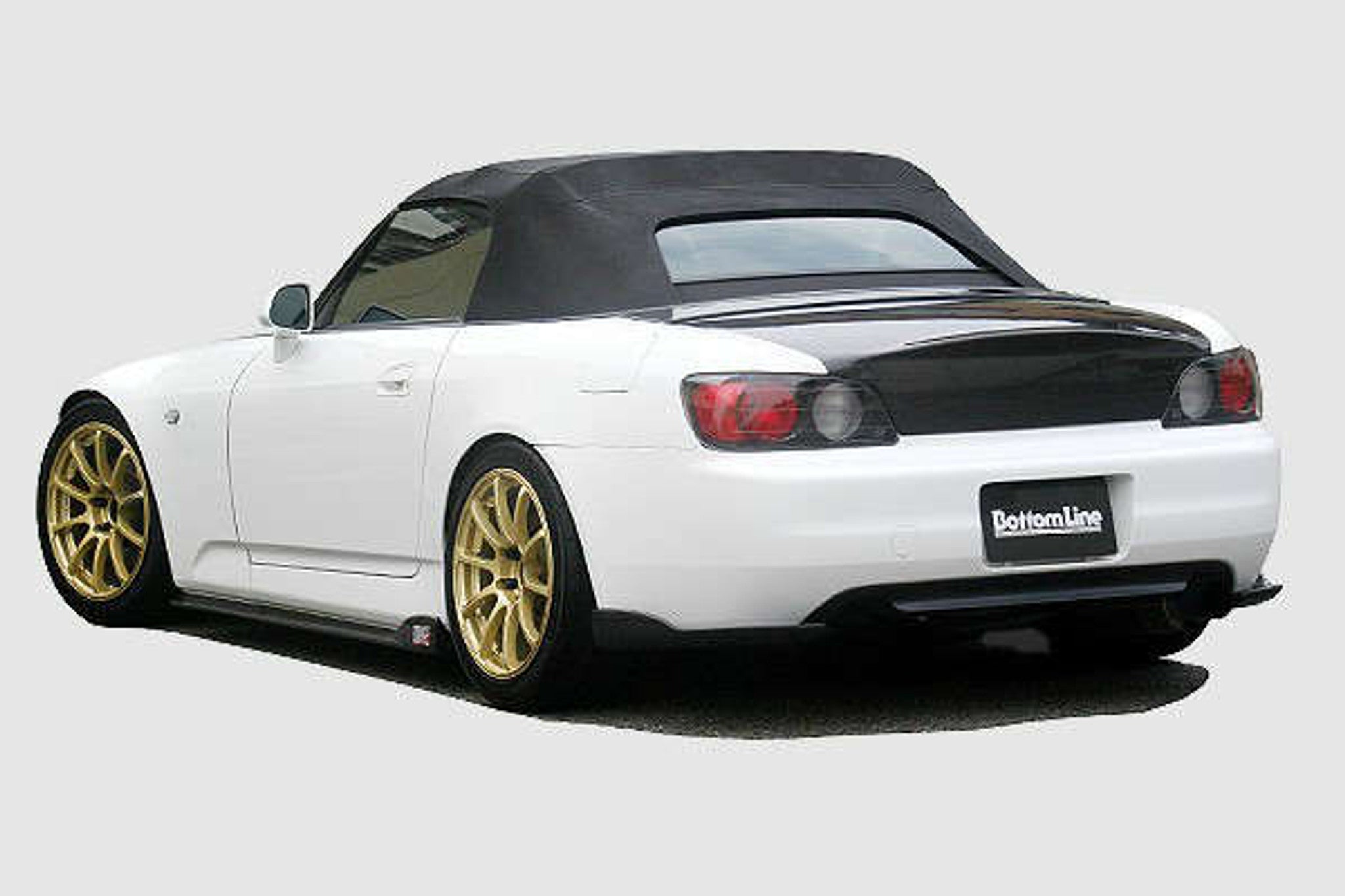 Charge Speed 2000-2004 Honda S2000 AP-1 Bottom Line Rear Caps Carbon