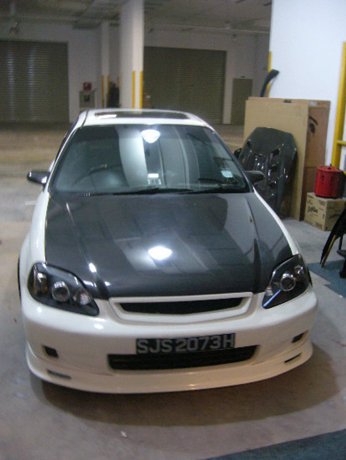 AC218HC - Advan OEM Design 1999-2000 Honda Civic Carbon Fiber Hood