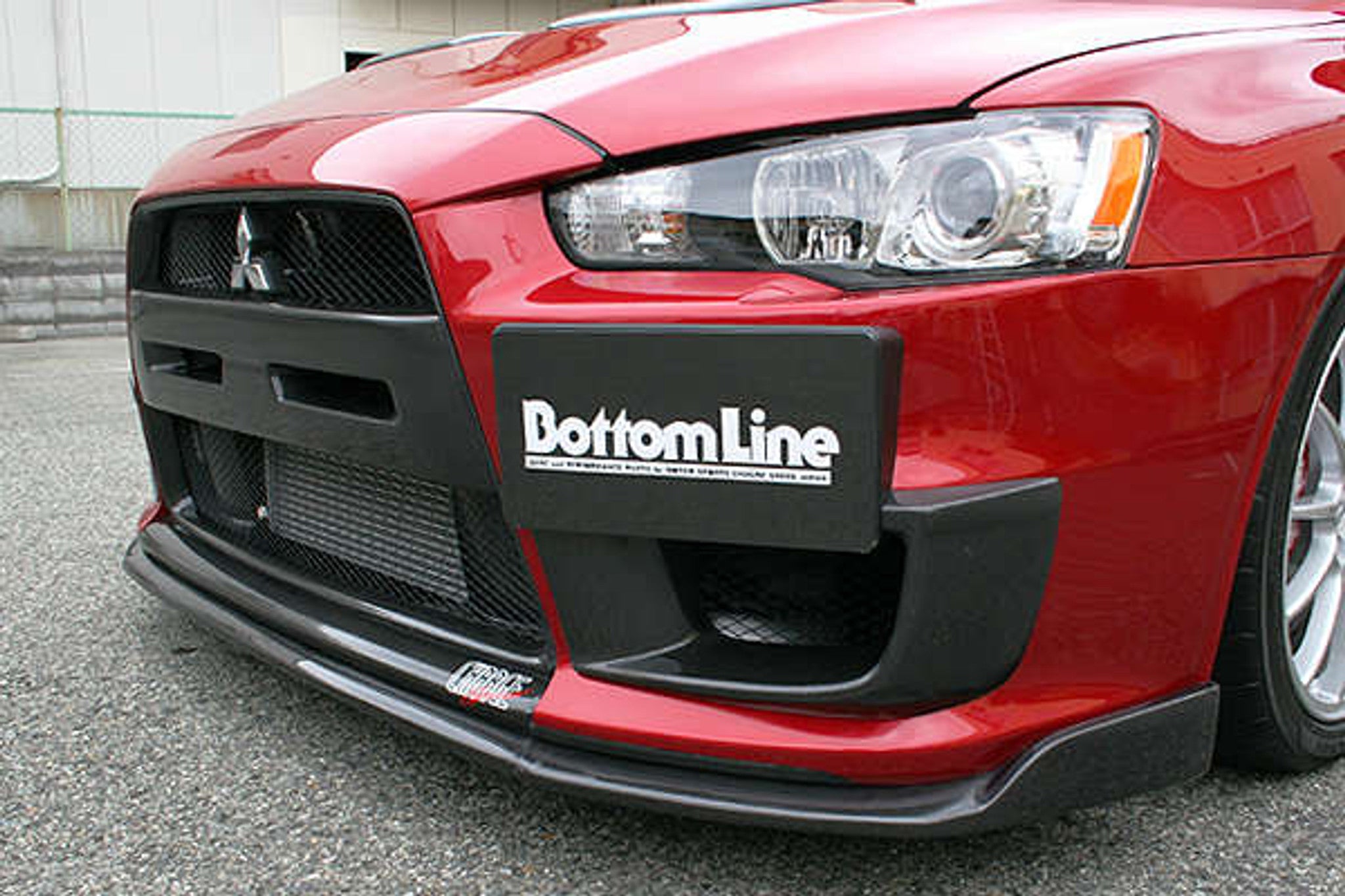 Charge Speed 2008-2010 Mitsubishi Lancer Evo X Bottom Line Type 2 FRP Full Lip Kit