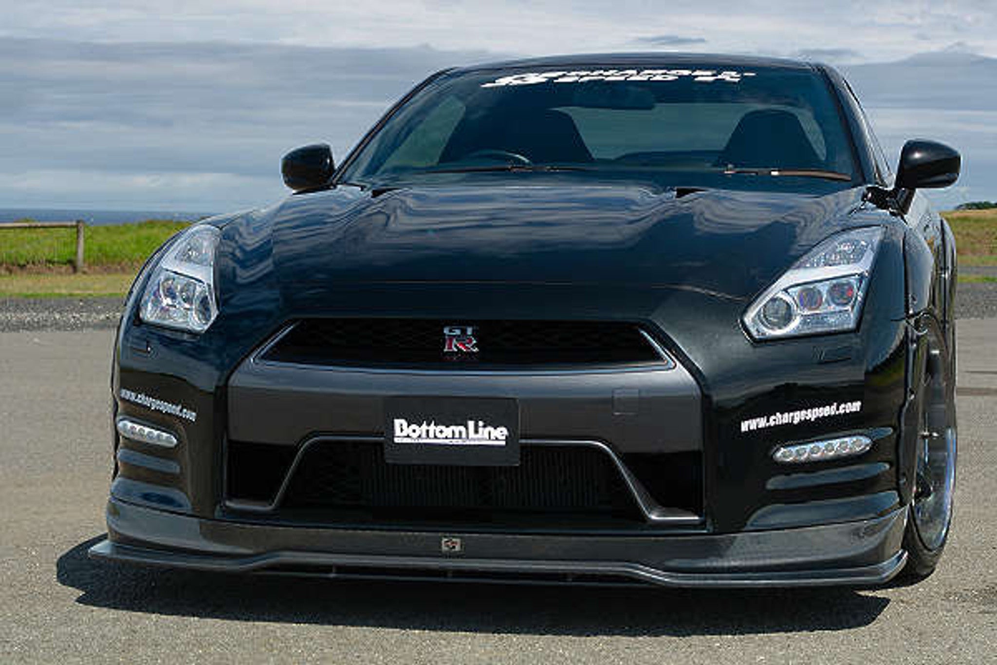 Charge Speed 2012-2016 Nissan GTR R35 Chuki Bottom Line FRP Complete Lip Kit