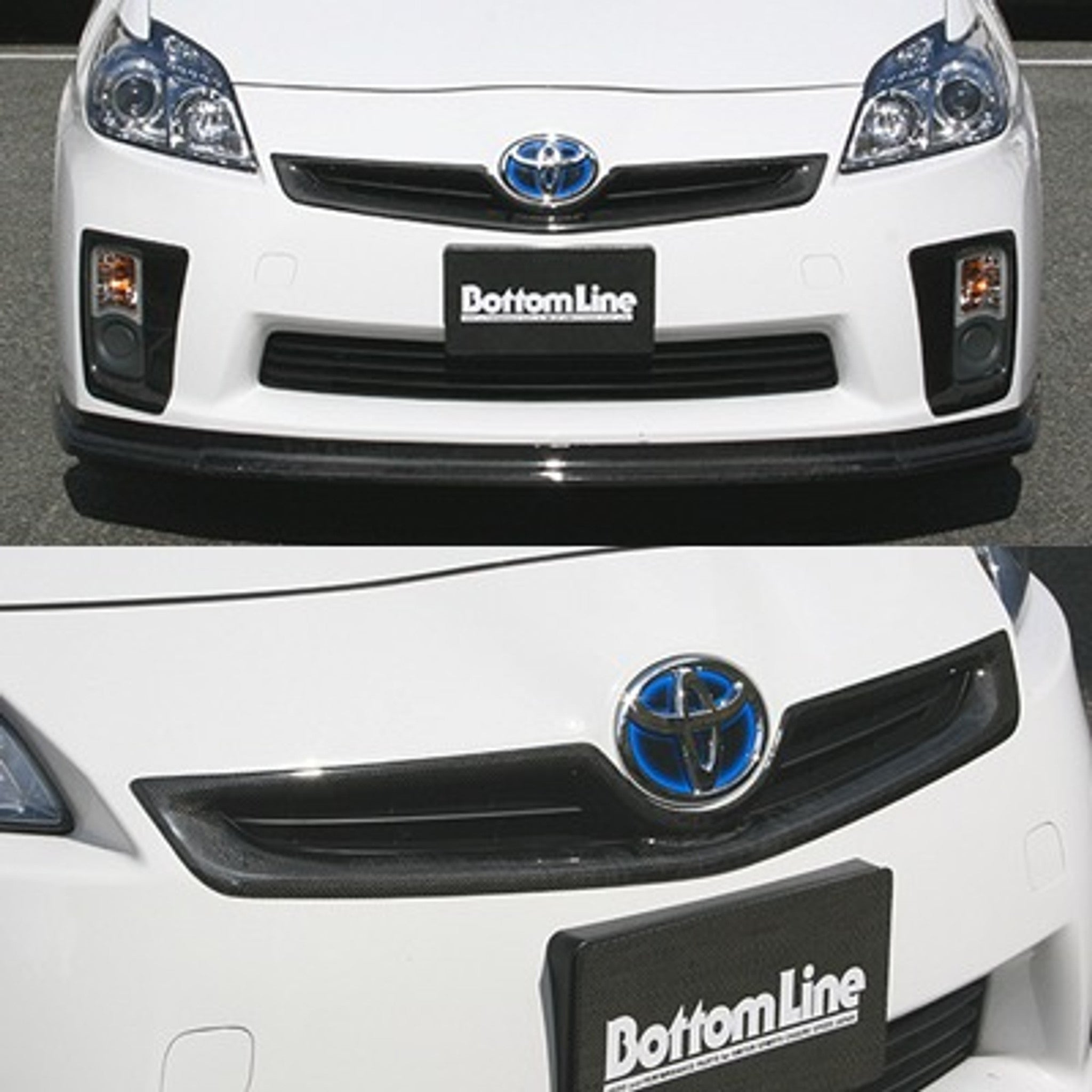 Charge Speed 2010-2011 Toyota Prius Zenki XW30 Front Grill Cowl Carbon