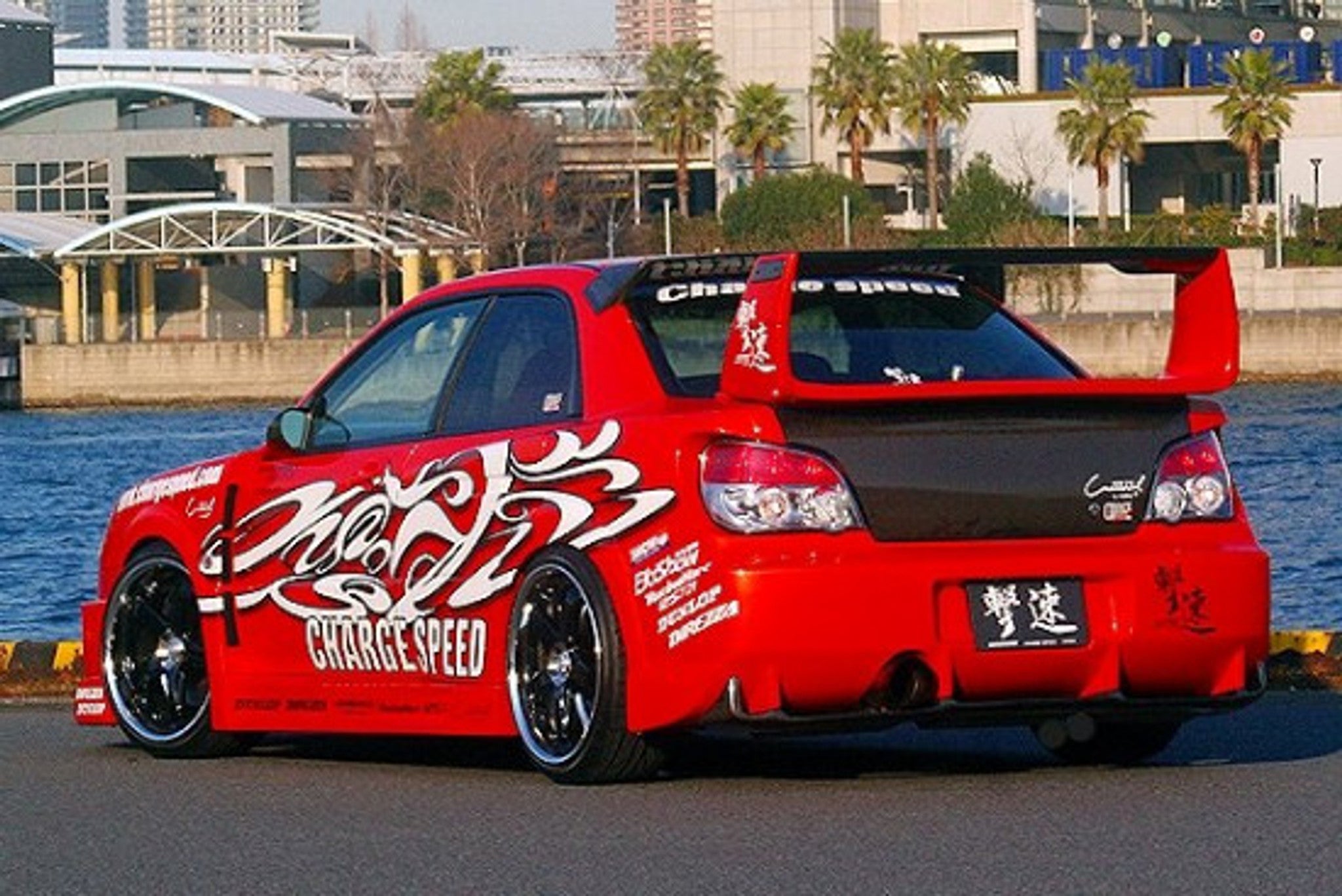 Charge Speed 2002-2003 Subaru Impreza GD-A Round Eye Type-2 Super GT Wide Body Full Kit With 3D Center