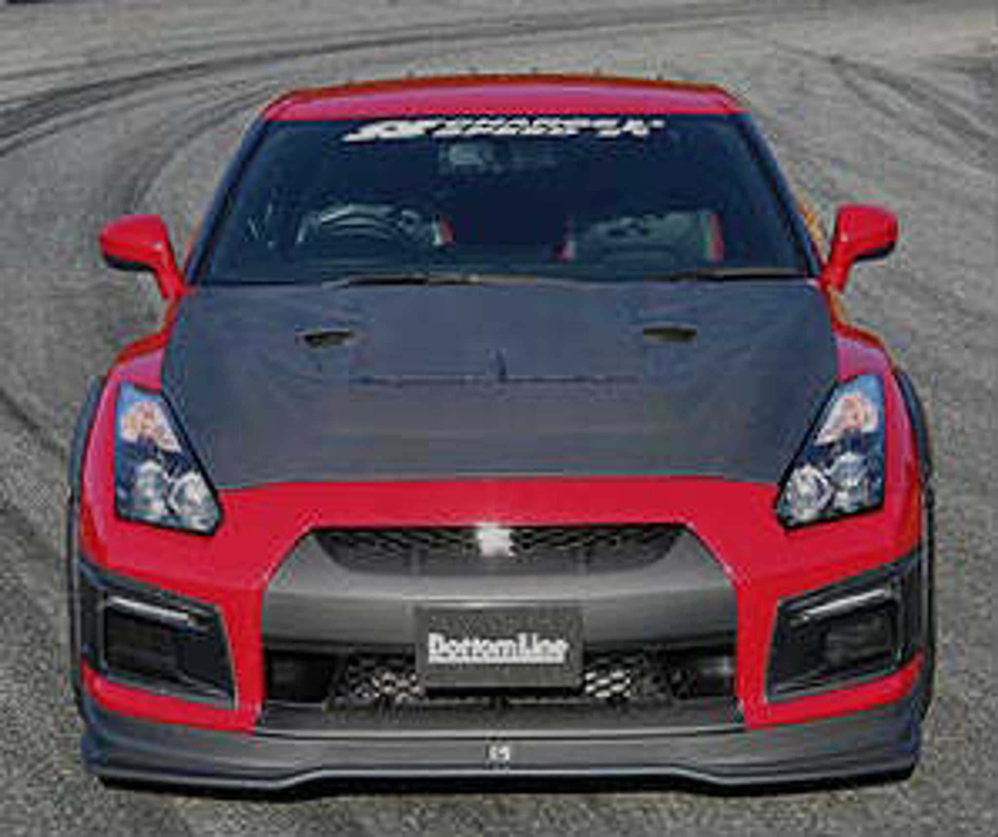 Charge Speed 2007-2011 Nissan GTR Zenki Carbon Front Bumper Under Cowl