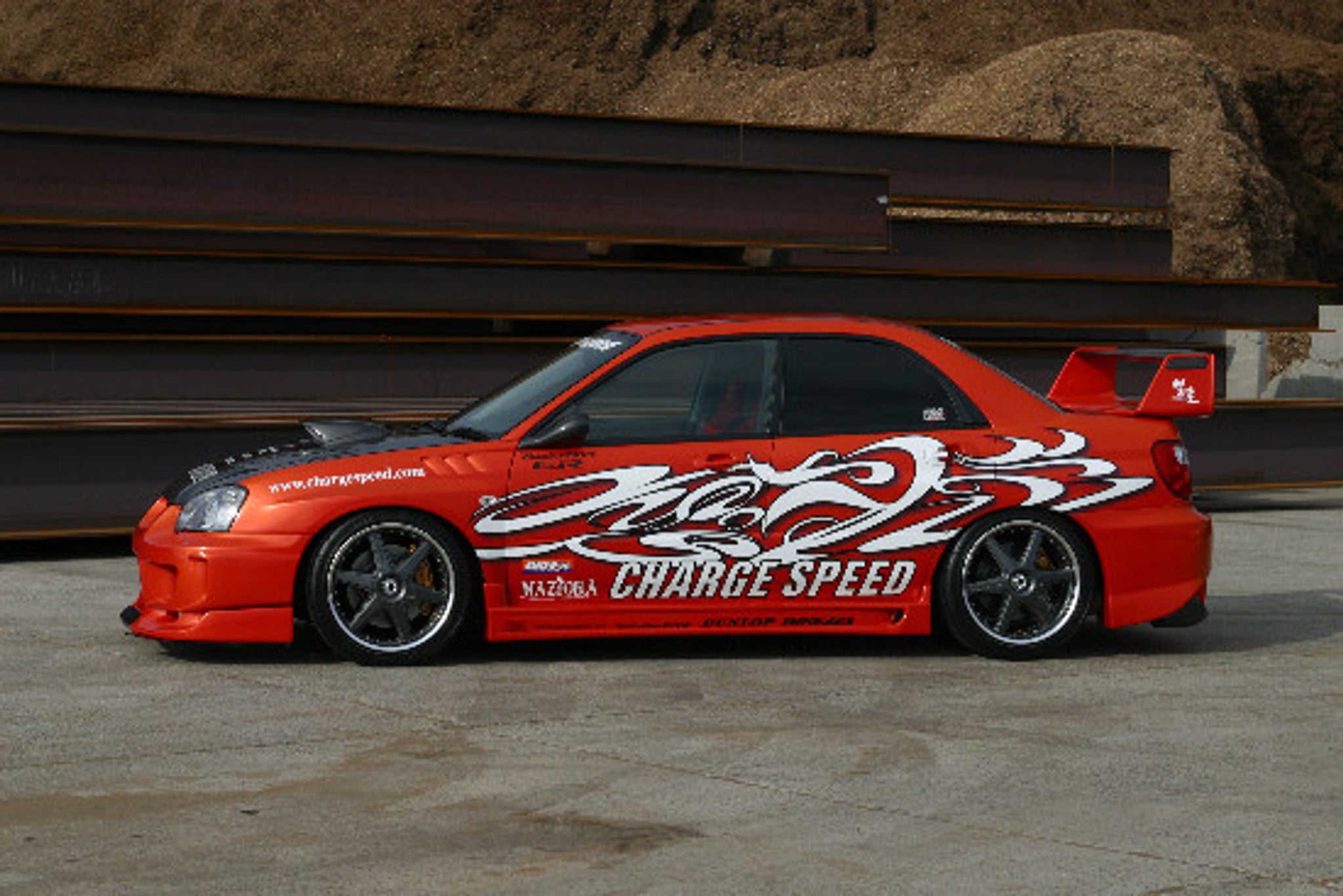 Charge Speed 2004 Subaru Impreza GD-B Peanut Eye Type-2 Full Kit With 3D Carbon Center