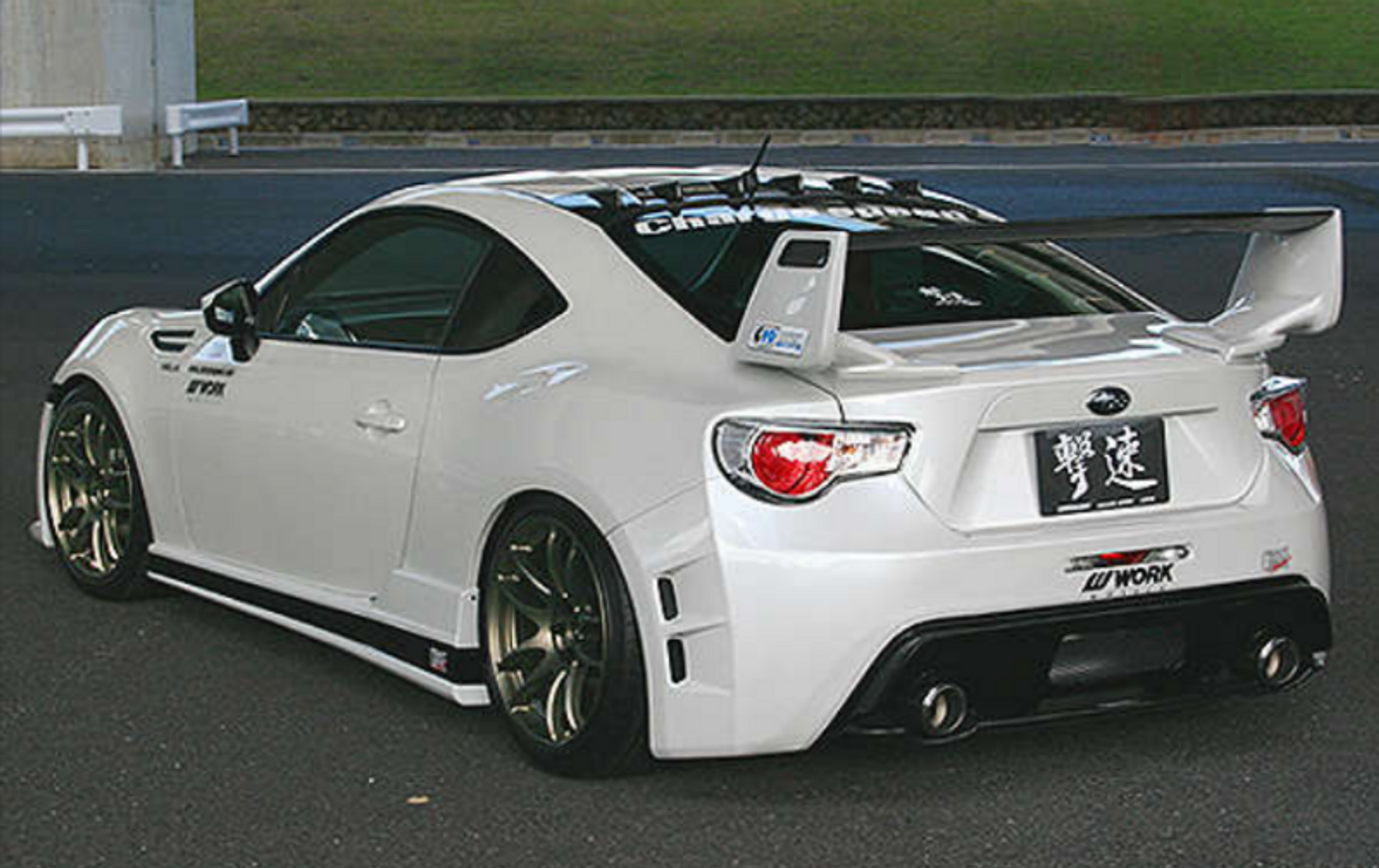 Charge Speed 2013-2016 Scion FR-S FT-86 Type 2 Complete Kit with OEM turn signal on front bumper & LED BACKUP LAMP and REAR REFLECTOR on Rear Bumper