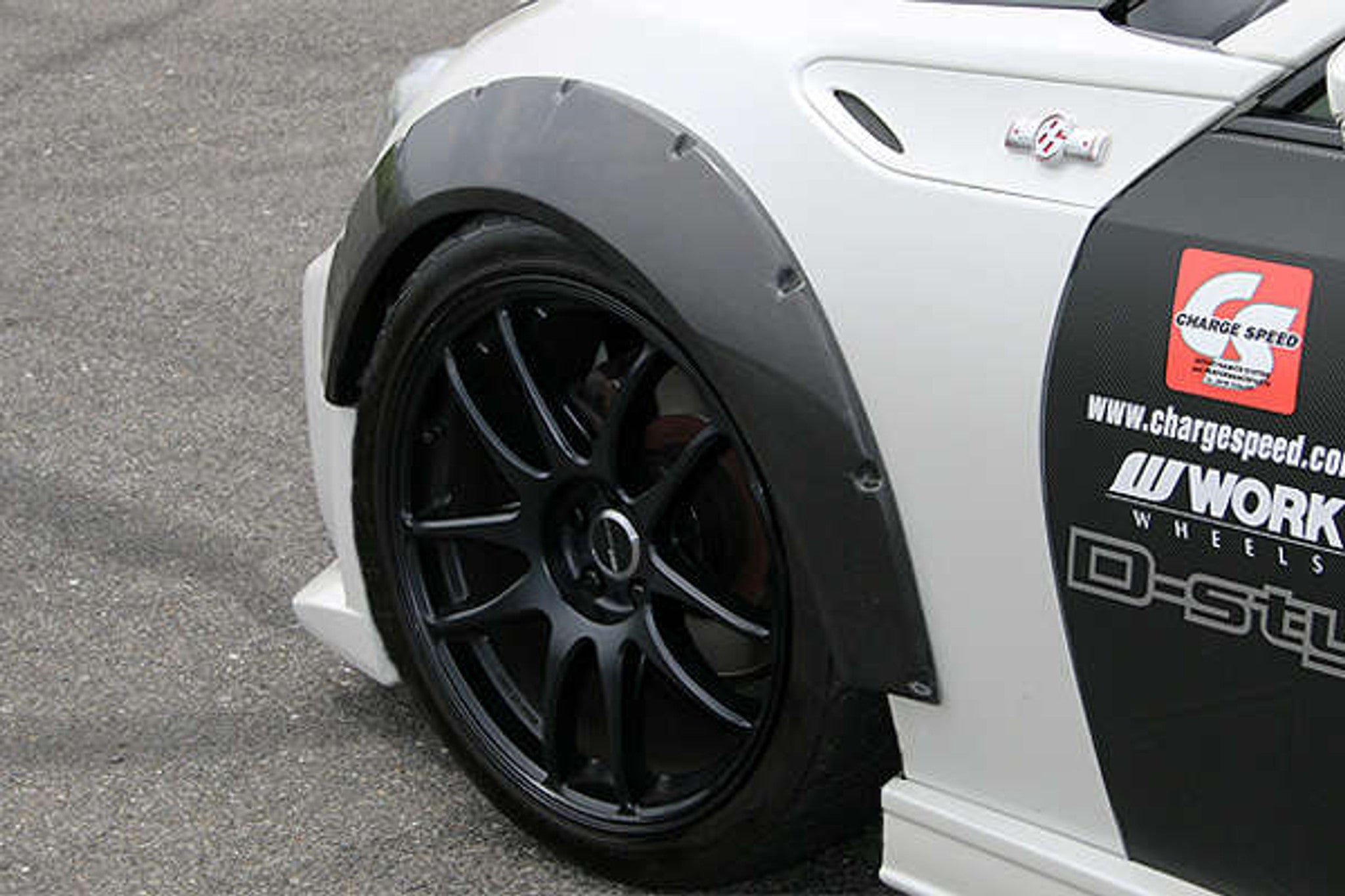 Charge Speed 2013-2016 Scion FR-S Model Carbon Over Fenders Set for Charge Speed Type 1 Bumper Kit