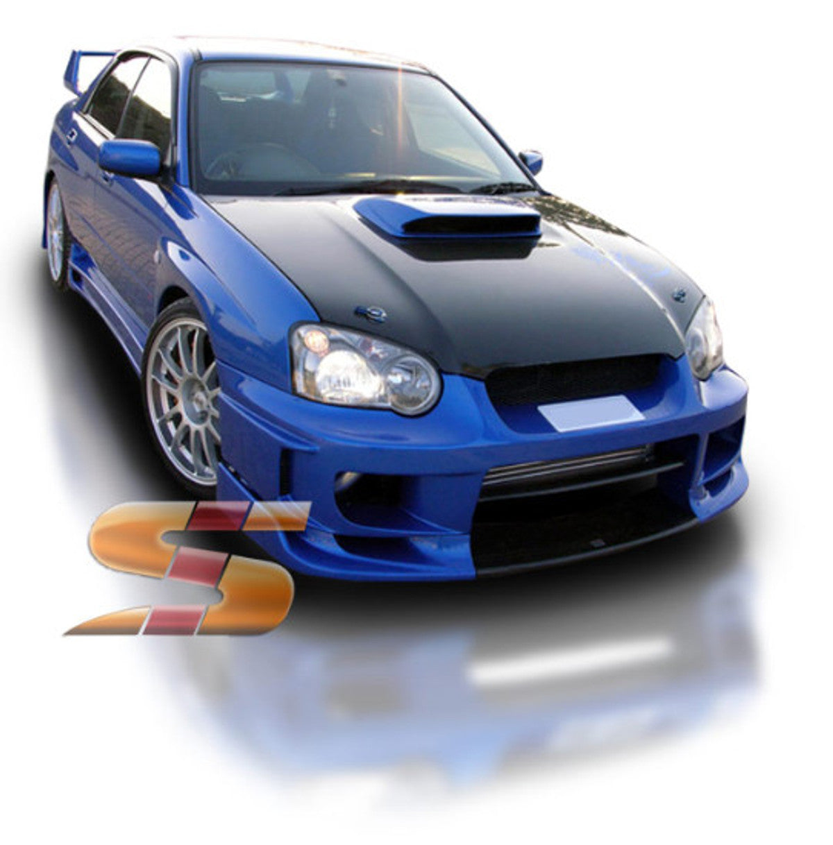 AC977HC - Advan OEM Design 2004-2005 Subaru Impreza WRX Carbon Fiber Hood