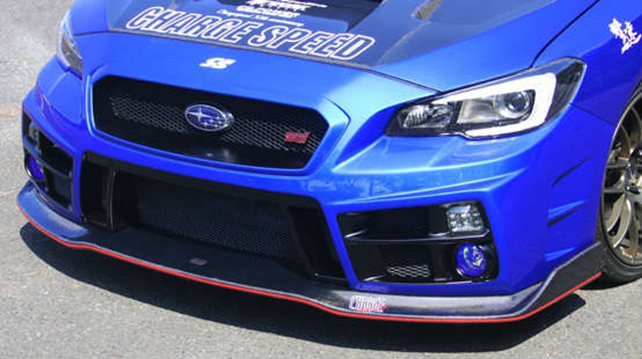 Charge Speed 2015-2021 Subaru WRX/ STi Type 2B FRP Wide Body Complete Kit with Type B FRP FRONT LIP & FRP Rear Diffuser