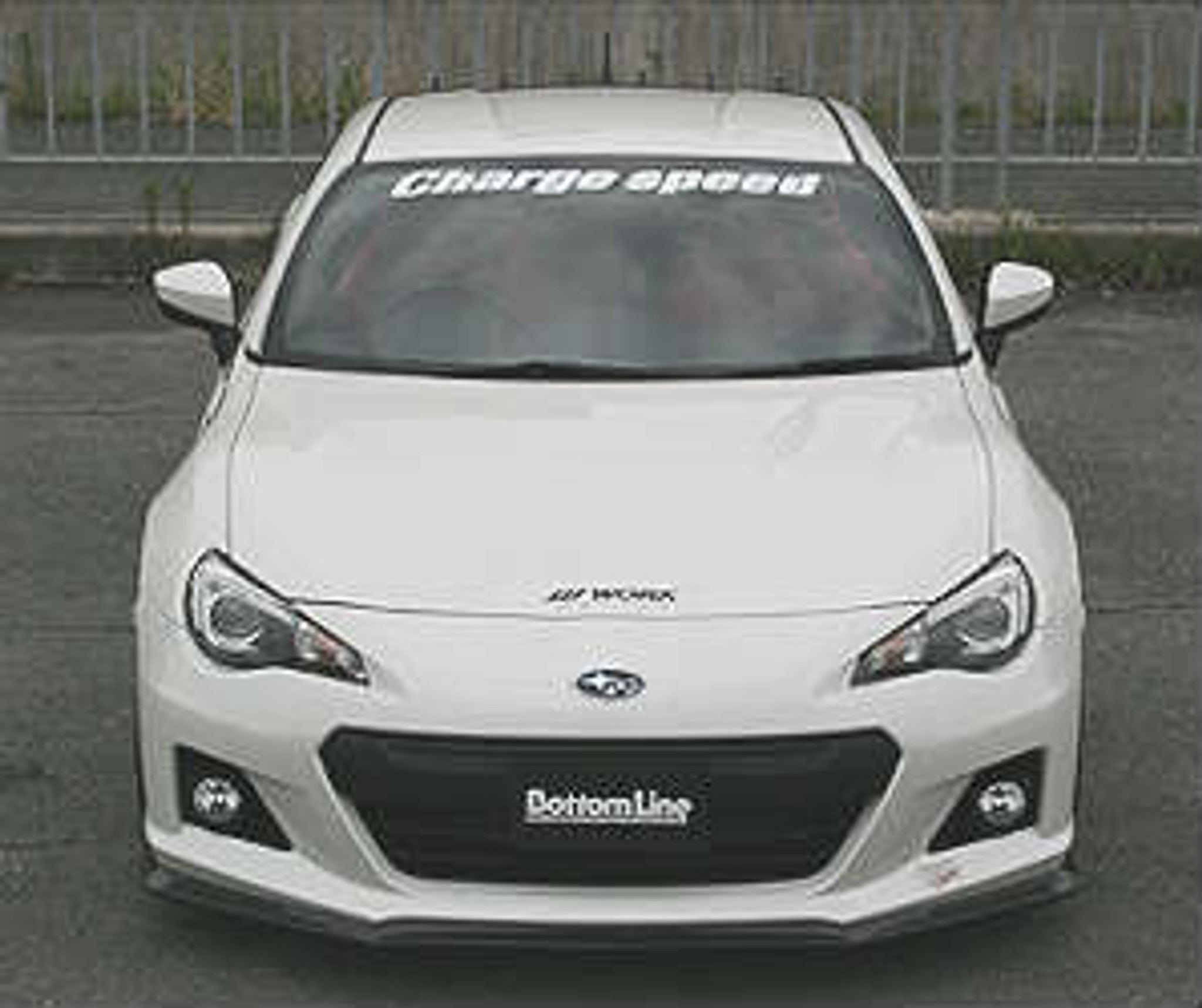 Charge Speed 2013-2016 Subaru BR-Z ZC-6 Zenki Model Bottom Lines Type 1 Carbon Front Lip