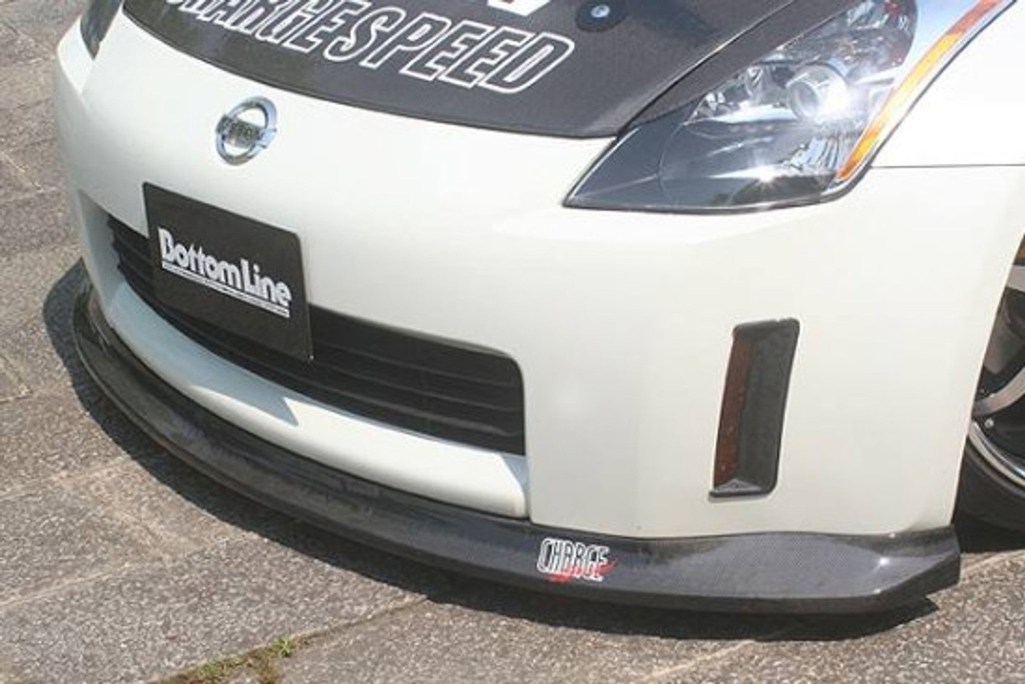 Charge Speed 2003-2005 Nissan 350Z Zenki Bottom Line Front Lip Carbon