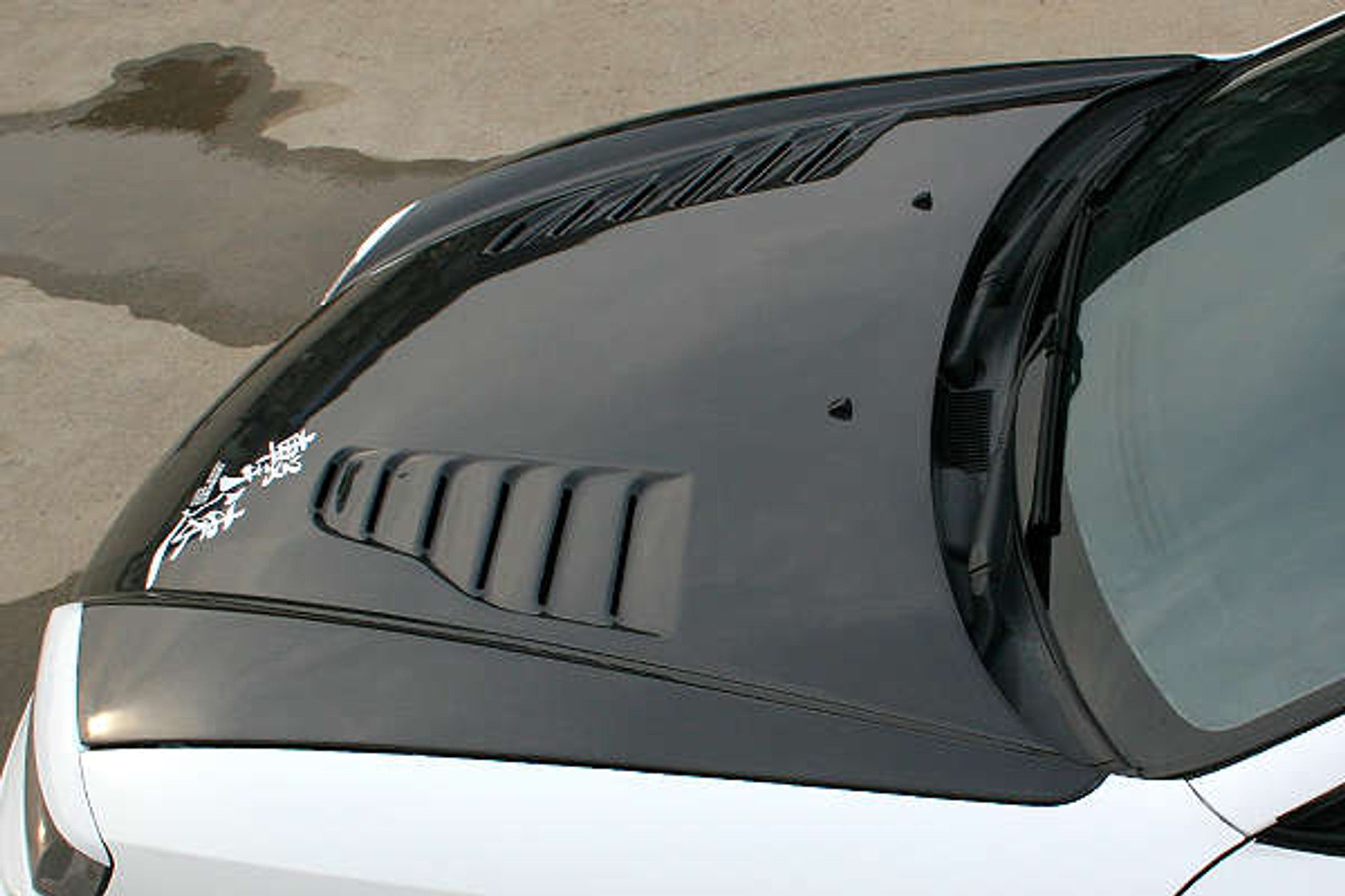 Charge Speed 2003-2006 Hyundai Tiburon GK Coupe Vented Hood Carbon
