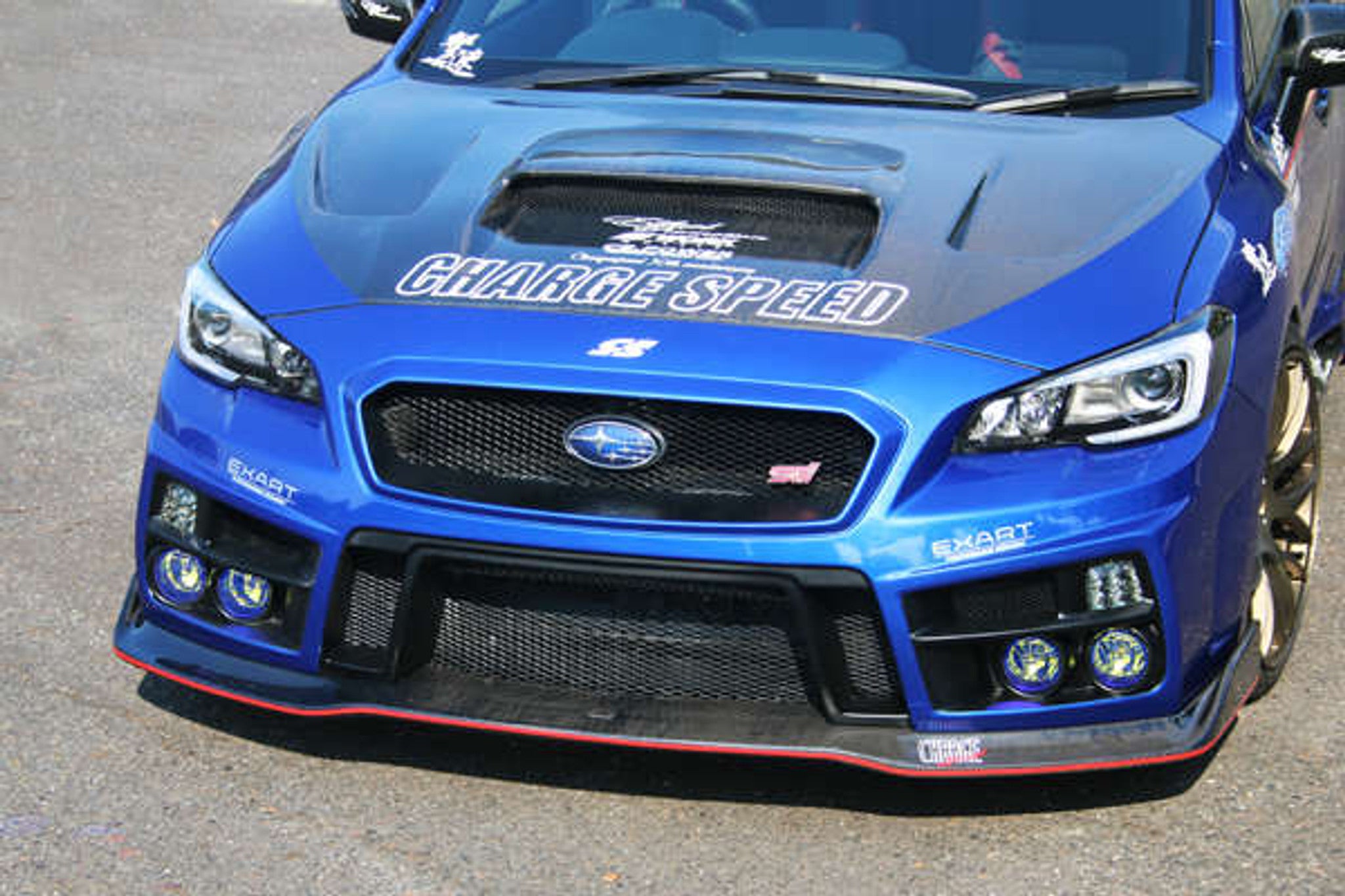 Charge Speed 2015-2021 Subaru WRX/ STi VA S4 Type-1B Front Bumper with FRP FRONT LIP