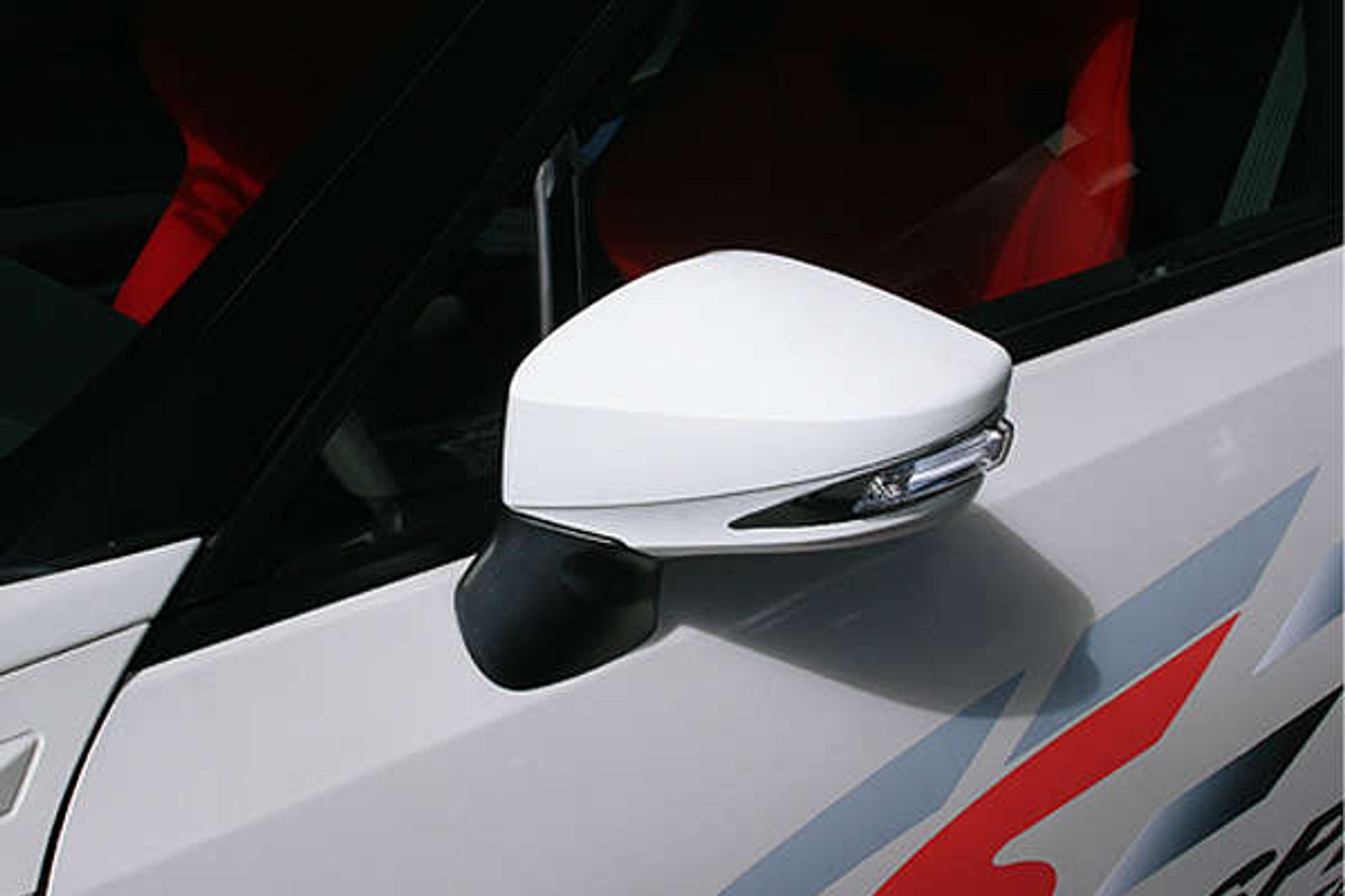 Charge Speed 2013-2020 Subaru BR-Z/ Scion FR-S Door Mirror Frame With LED & DRL - Crystal Black Silica/ Raven