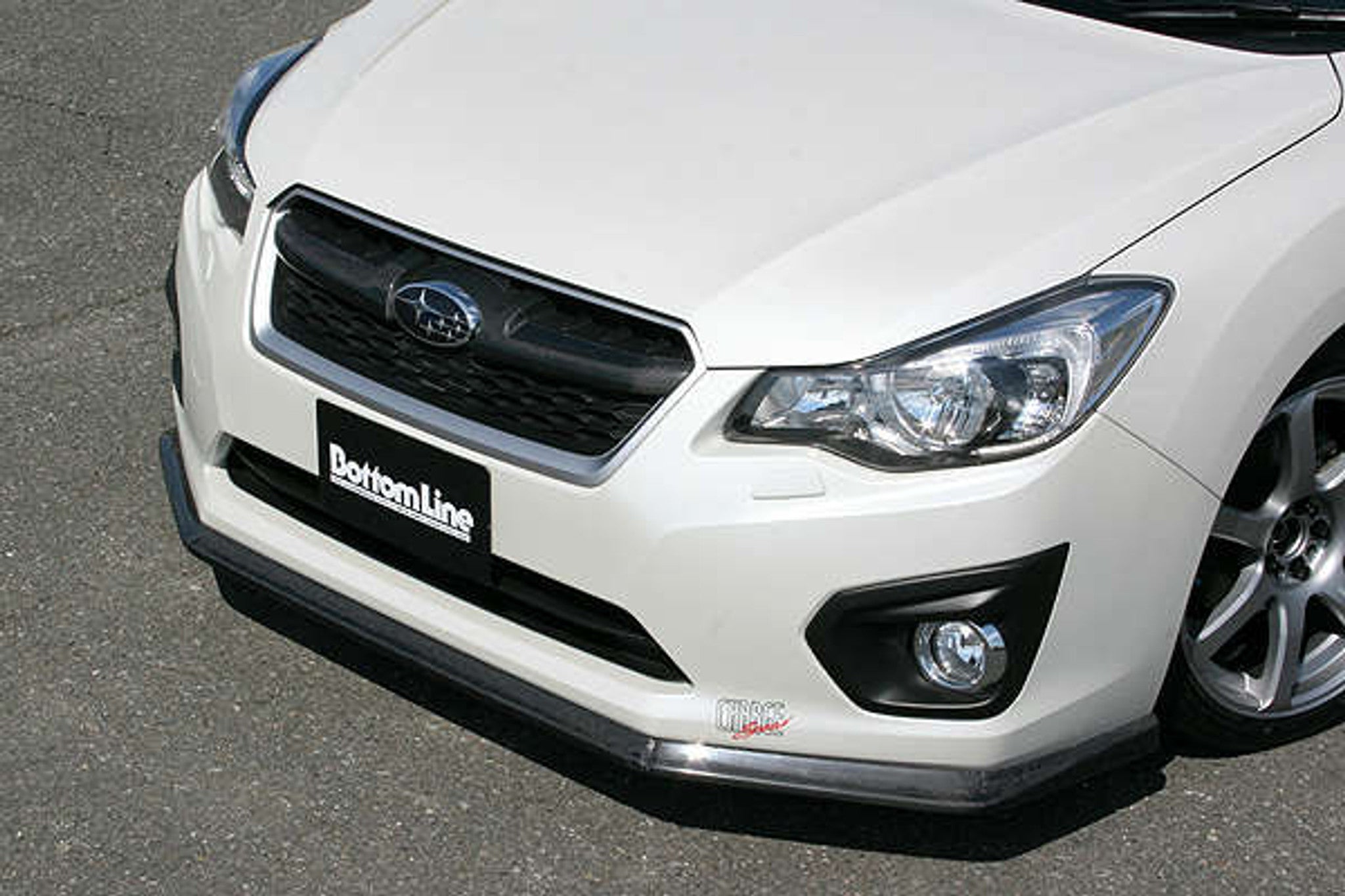 Charge Speed 2012-2015 Subaru Impreza GP 5Dr Hatchback Bottom Line Carbon Full Lip Kit - To be use for Vehicle with OEM Side Skirts Model