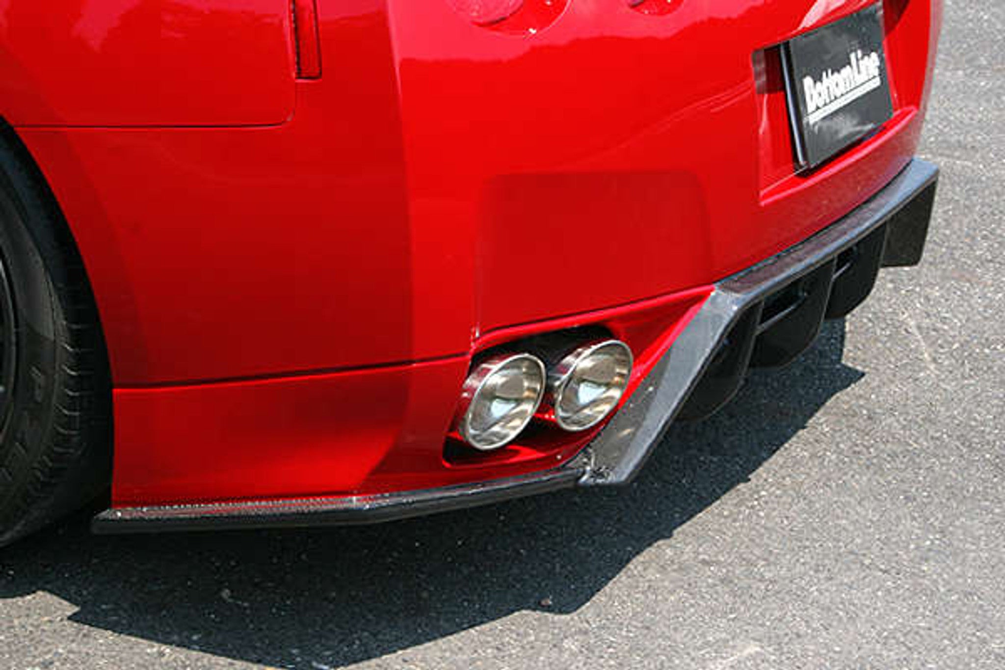 Charge Speed 2012-2016 Nissan GTR R35 Chuki Bottom Line Rear Bumper Diffuser