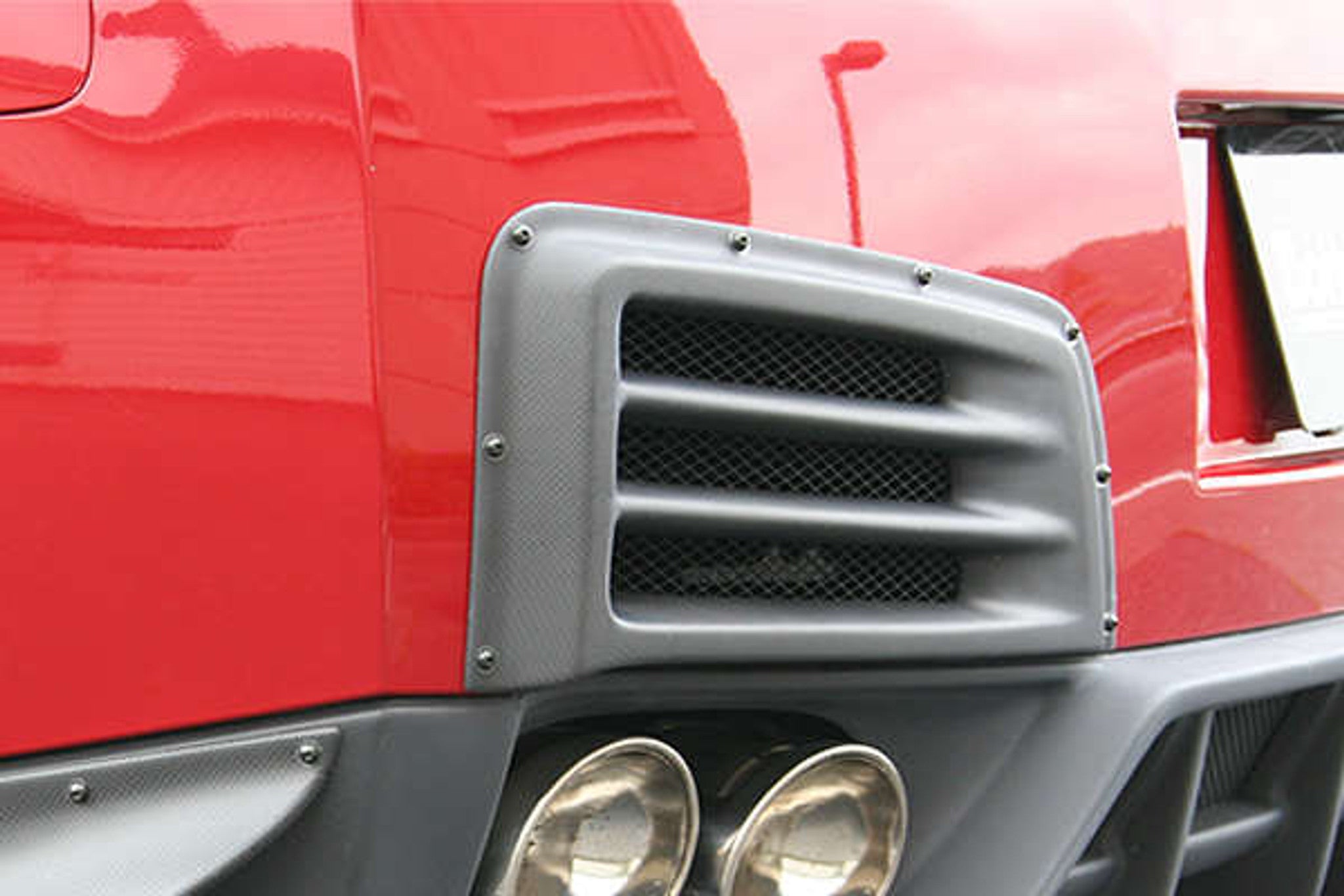 Charge Speed 2007-2016 Nissan GTR Rear Bumper duct Cowl All Carbon