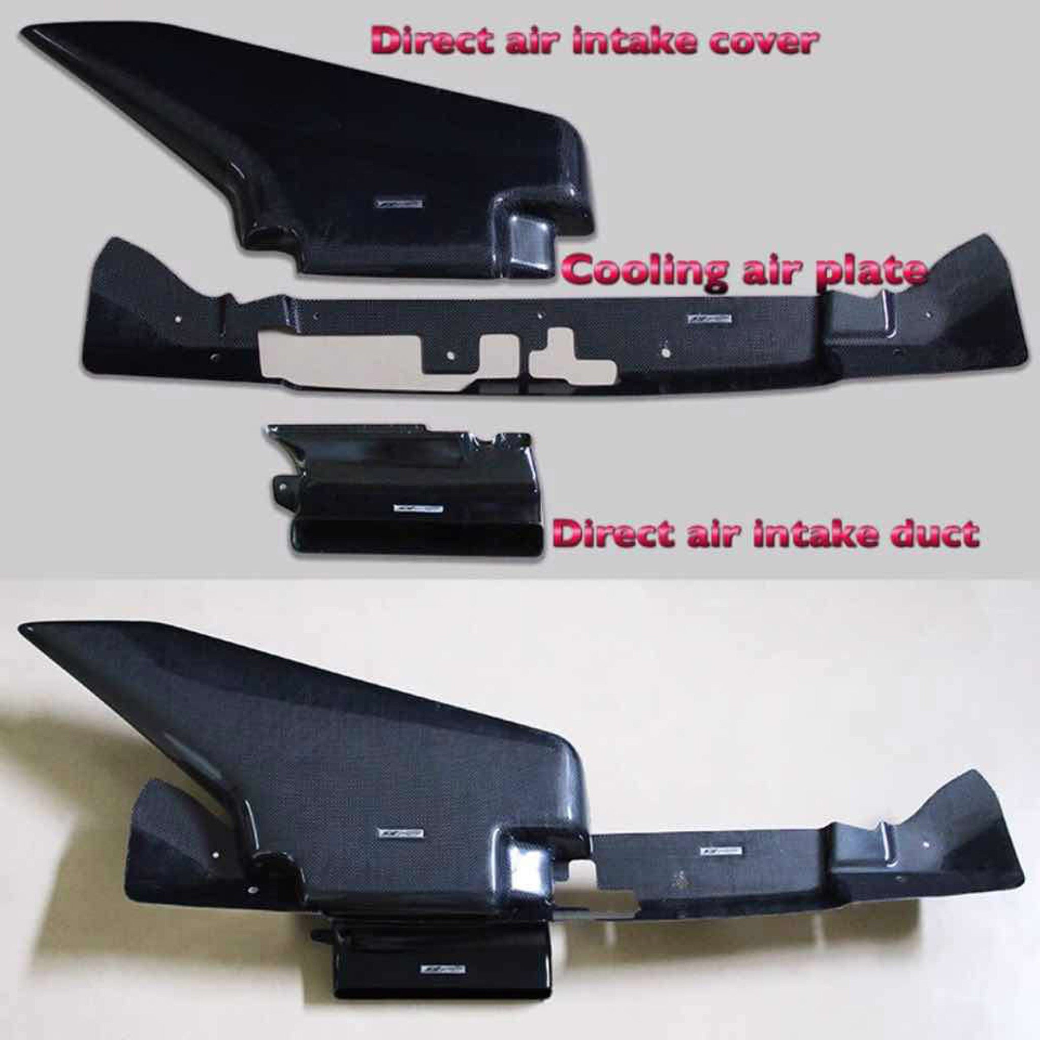 Charge Speed 2015-2021 Subaru VA WRX STi EJ20 & EJ25 Direct Air Intake Kit in Carbon & FRP Finish