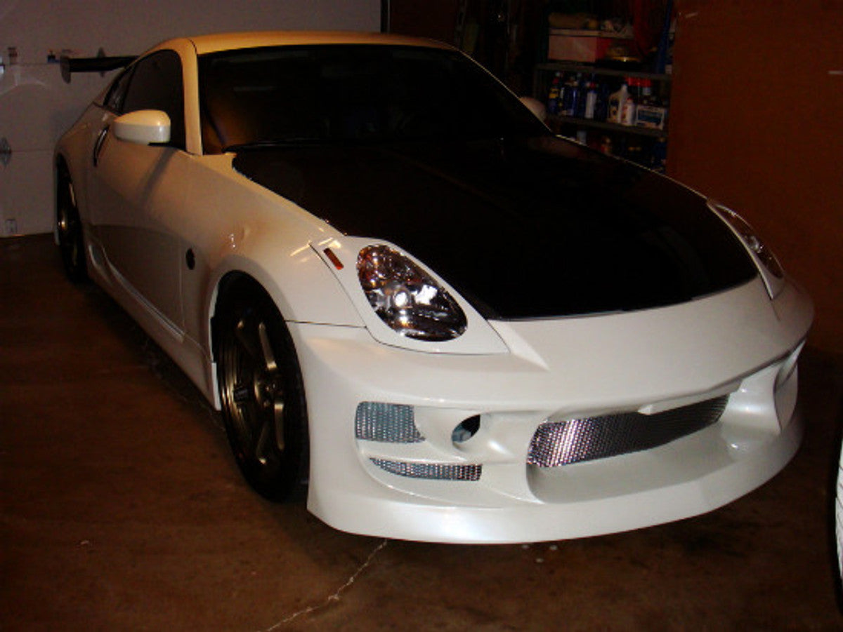 AC722HC - Advan OEM Design 2003-2005 Nissan 350Z Z33 Zenki Carbon Fiber Hood