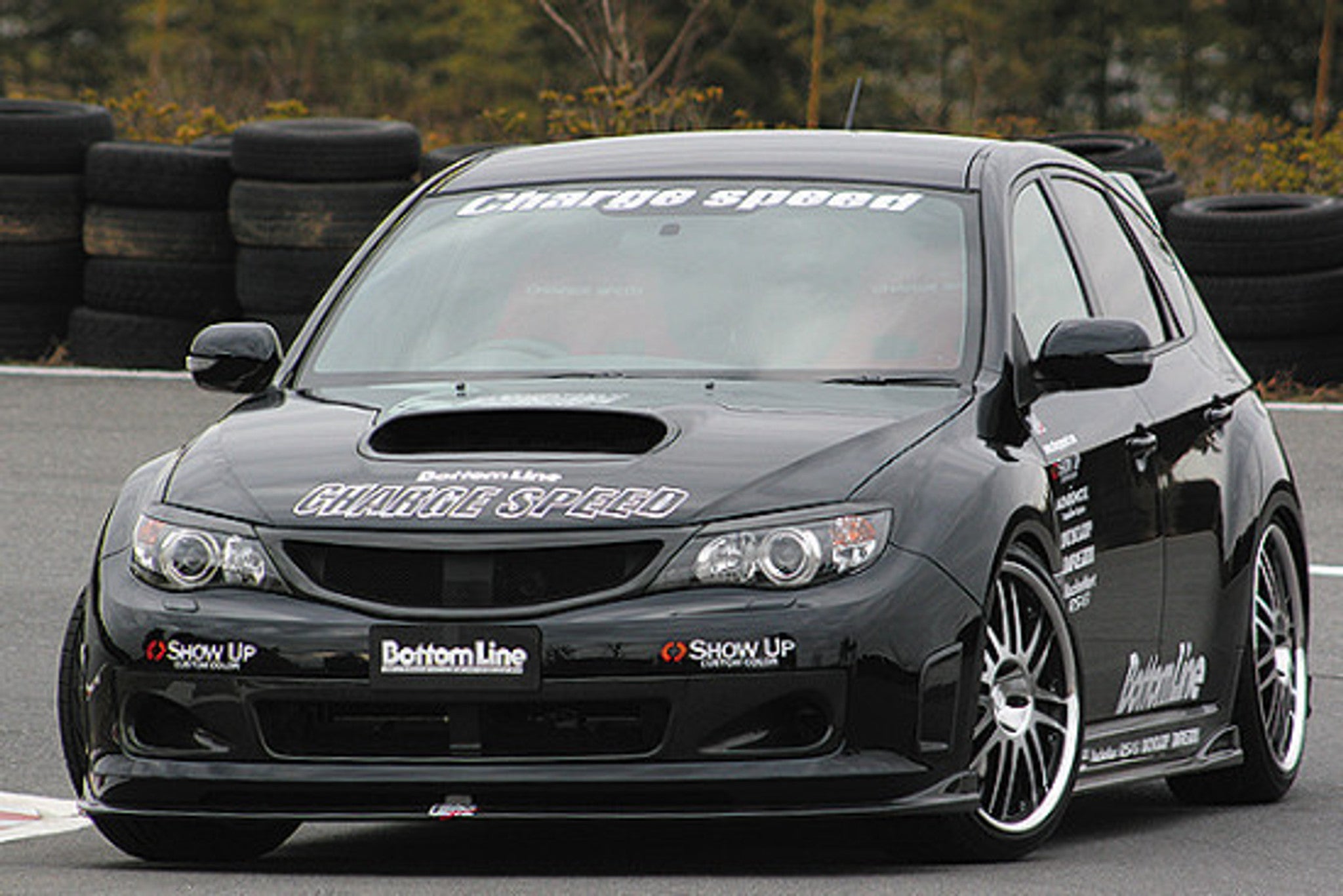 Charge Speed 2008-2010 Subaru All Impreza GH/ WRX GR-B Hatchback Carbon Front Grill